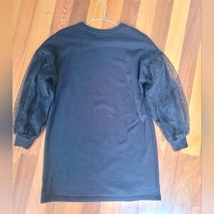 Balloon sleeve sweatshirt dress size M